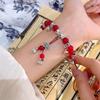 Elegant Chinese-Style Adjustable Beaded Bracelet - Ancient, High-Grade Design for Women