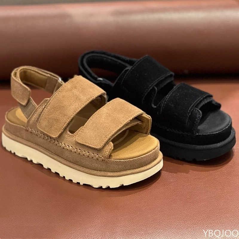 Fashion Summers Couple Hight Quality Sandals Women Daily Outdoor Beach Shoes Genuine Leather Sandals New Dress Height Increasing Shoes