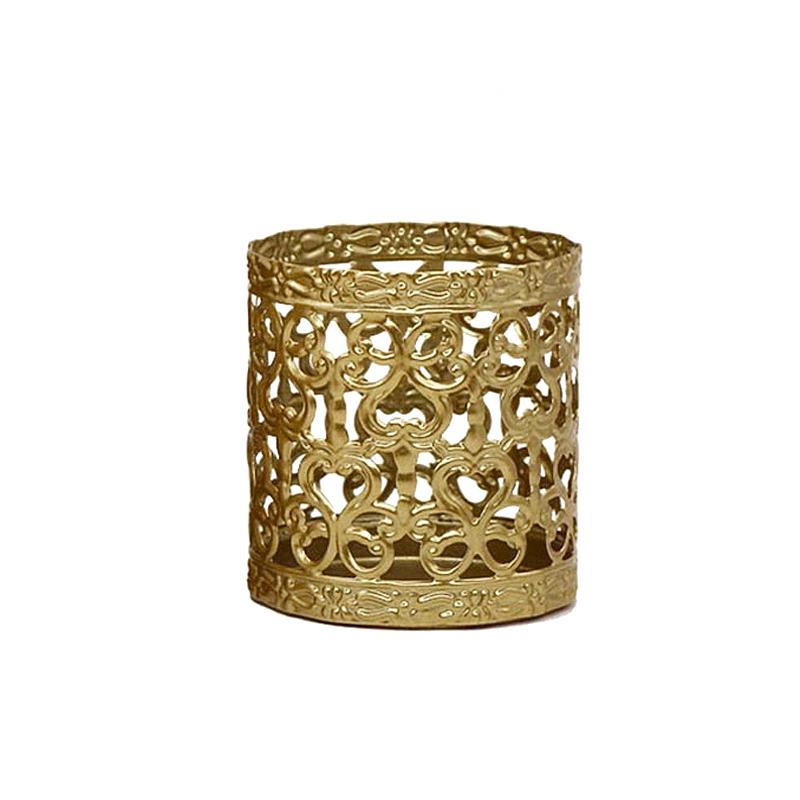 1 шт. железный подсвечник ароматная свеча чашка украшение дома золотые подсвечники ремесленные изделия