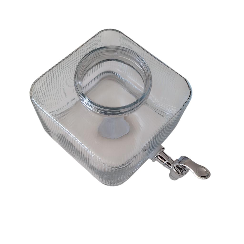 Jar With Tap For The Refrigerator 3 L Glass Jar With Tap For Water Lemonade