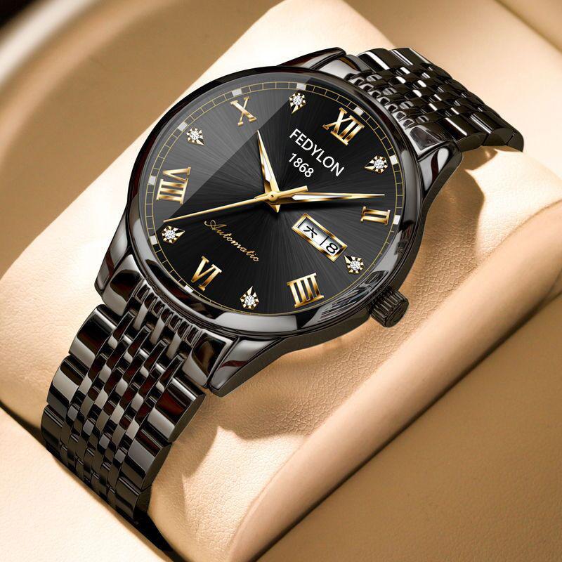 Мужские студенческие светящиеся водонепроницаемые деловые модные европейские и американские часы мужские кварцевые часы