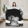 Finn Wolfhard Flannel Blanket Winter  Warm Soft Throw Blanket for Girls Boys Couch Chair Graphic Bedspread Sofa Bed Cover