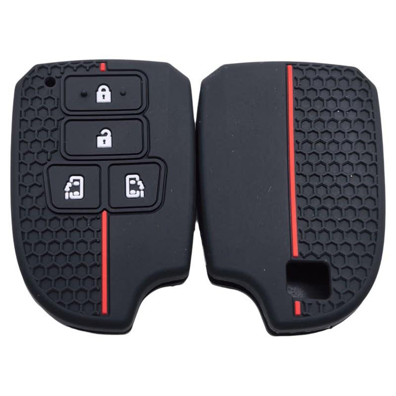 Силиконовый чехол для 4-кнопочного брелока Toyota для Vios, Yaris, Yaris X, Hiace