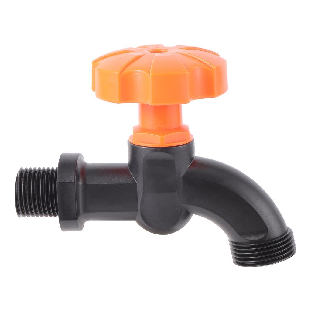 1/2"3/4" Plastic Faucet Male Thread Water Tap 16mm Gardening Hose Fittings Water Pipe Connector Garden Irrigation Aquarium Valve