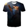 Fox Print Adult Casual Short Sleeved T-shirt Adult T-shirt