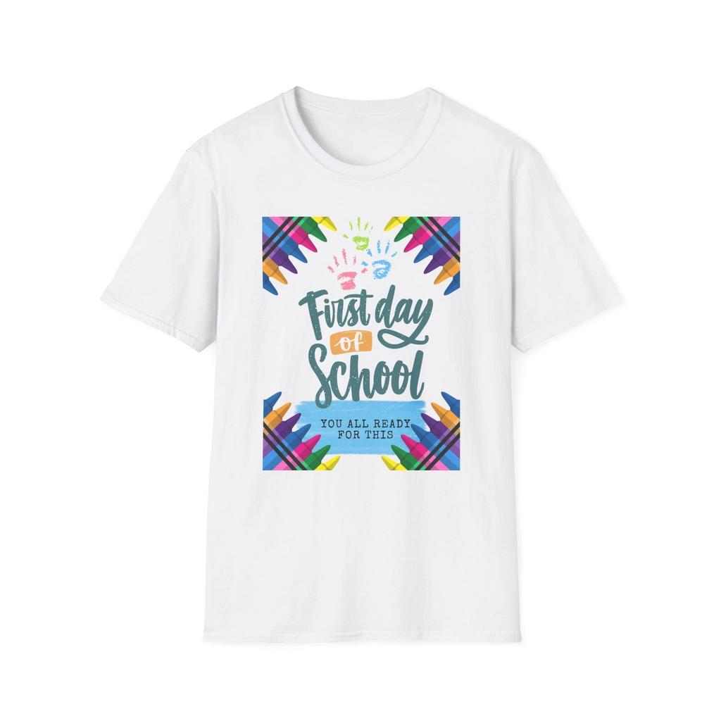 First Day of School T shirt, Fun School Apparel, Classroom Outfit, Teacher Gift