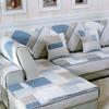 Sofa Covers Living Room Plaid Stripe Sofa Towel Couch Cover Cotton Non-slip Sofa Slipcover Modern Minimalist Corner Seat Cover