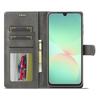 LC.IMEEKE Чехол для Samsung Galaxy A17 5G/A17 4G из ПУ кожи с текстурой теленка, с подставкой, кошелек, чехол для телефона