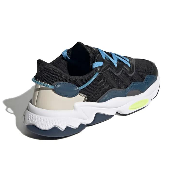 Adidas Ozweego 'Black Crew Navy' (Unisex) Core Black / Crew Navy / Frozen Yellow Casual Shoes FX6057