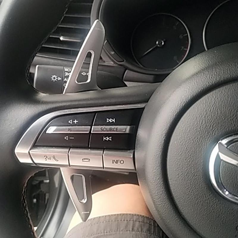 Для Mazda Mazda3 Axela CX30 CX-30 алюминиевые автомобильные подрулевые лепестки для рулевого колеса, удлинение DSG, 2 шт.