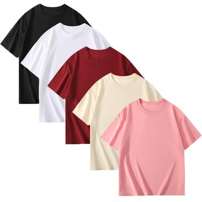[NCFBAG] Мужские майки, 5 шт., 100% хлопок, однотонные, спортивная футболка, свободный крой, антибактериальные, устойчивые к запахам, отводящие пот, мягкие, удобные, унисекс