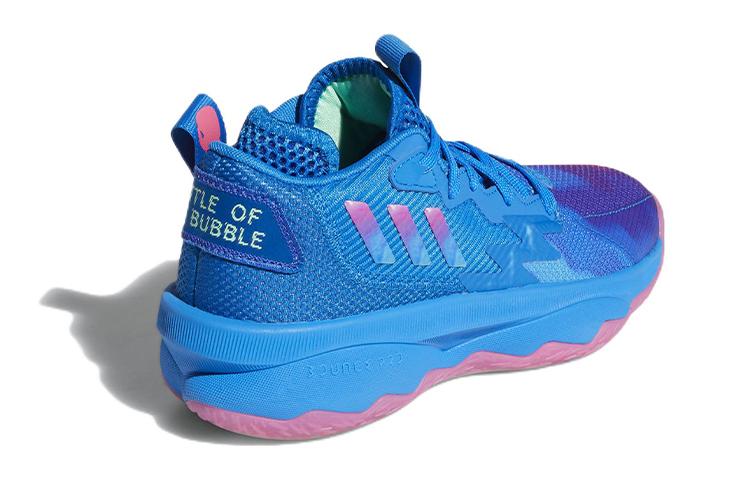 adidas D Lillard 8 Удобные, с круглым носком, нескользящие, износостойкие, дышащие, средней высоты GY2916