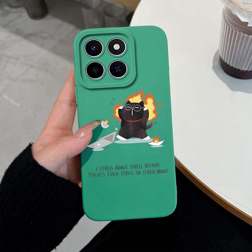 Чехол для телефона Honor X6c X6d X5a X5c X6a X7a X8d X9d X8c X7 X8 X6 Красивые Цветочные Узоры Легкий Мягкий Силиконовый Чехол Для Honor Защитный Корпус