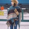 Winter Ethnic Cape Thick Blanket Triangle Scarves Women Scarf Bohemia Scarf Neck Wrap Women Shawl