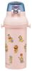 Skater Пластиковая бутылка для воды 480 мл Открывание одним нажатием Антибактериальная Безопасная для детей Легкая Антибактериальная обработка Сделано в Японии Дисней Винни-Пух