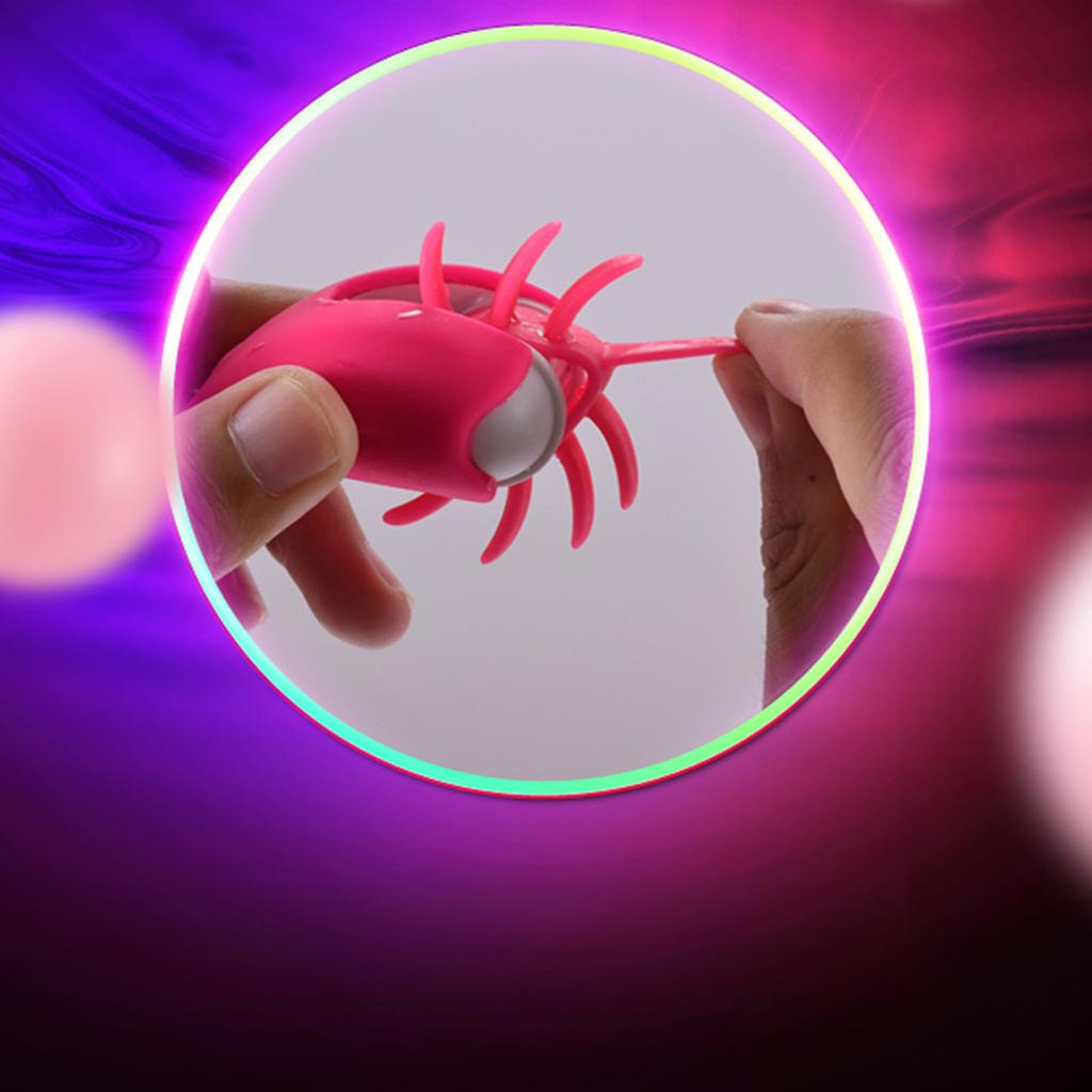 Wtoyu Vibrating Penis Ring Tongue Licking Vibrator for Couple Clitoris Stimulator Cock Ring Adult