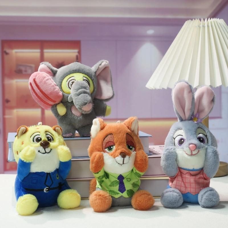 Disney S Очаровательные брелоки/подвески для сумок из Плюша Зверополис Кролик, Тигр, Лис Плюшевая игрушка Зверополис Оптом