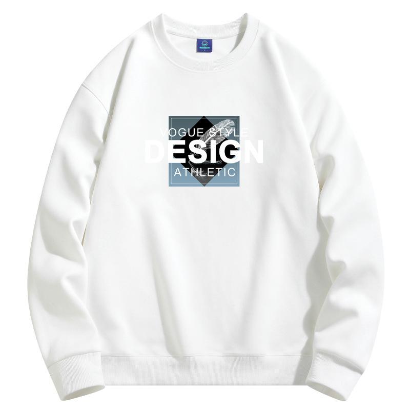 Дизайнерский узор, мужская толстовка с круглым вырезом, модная повседневная толстовка с длинным рукавом, большого размера