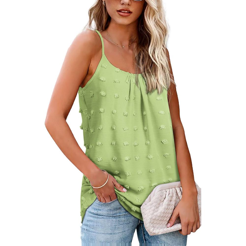 Летняя женская майка с лямкой на шее и помпоном, регулируемая майка без рукавов, женская майка