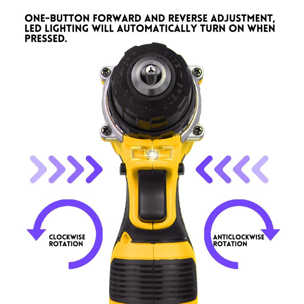 16.8V Электрическая отвертка Мини Беспроводной Драйвер с 1/2 шт. Литий-ионной батареей Аккумуляторная дрель Домашние DIY Электроинструменты