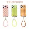 Color plaid 111 rotating bracket is suitable for Apple 11promax mobile phone case 11/11 new Huawei mate11.