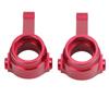 2Pcs Metal Aluminum Alloy Steering Cup for LC Racing PTG?2 110 RC Car Upgrade Parts AccessoriesRed