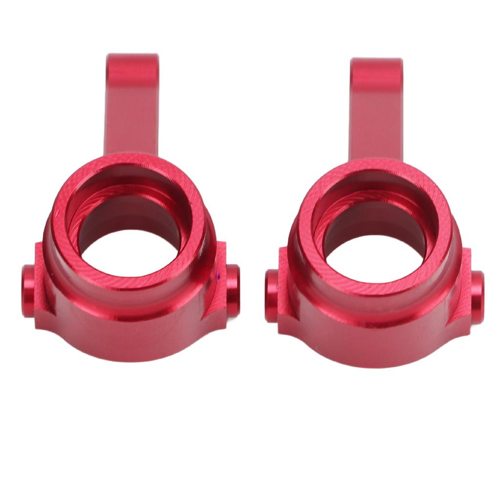 2Pcs Metal Aluminum Alloy Steering Cup for LC Racing PTG?2 110 RC Car Upgrade Parts AccessoriesRed