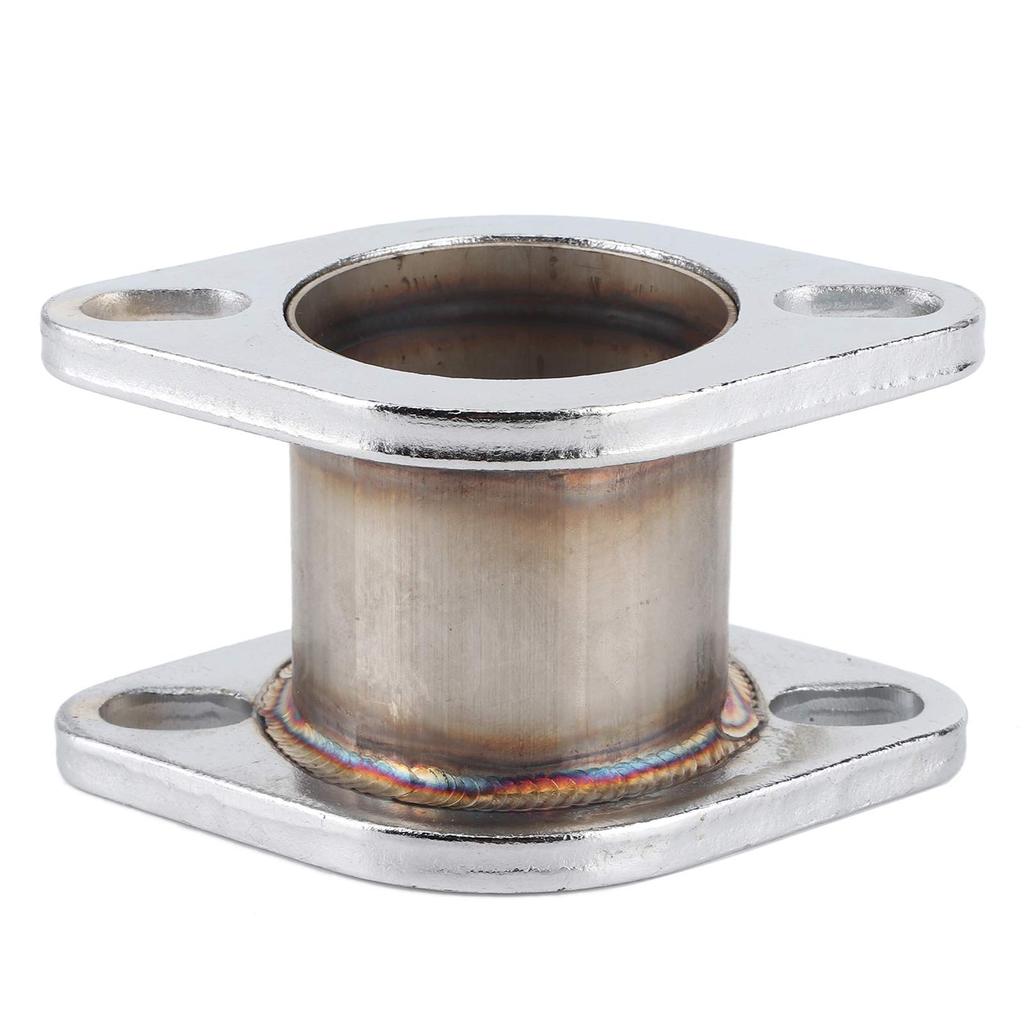 Extension Flange Corrosion Resistant Muffler Pipe Extension Flange Universal Vehicle Accessories Fit 2.5" Inner Diameter 2 Bolt Flange