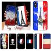 Чехол для телефона с французским флагом для iPhone 11 12 Mini 13 Pro XS Max X 8 7 6s Plus 5 SE XR