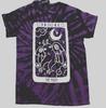 Goodie Two Sleeves Женская футболка с принтом Mothman Moon Tarot Card, тай-дай, новая, размеры XS-2XL