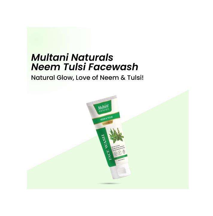 Naturals Гель для умывания с нимом и тулси - 100 мл Гель для умывания