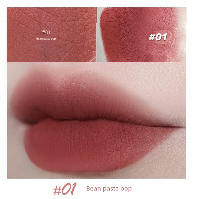 The Goddess of Beauty Descends~ Carmela Carmela Lipstick 04 Retro Red Lip Mud Matte Velvet Brightening for Women