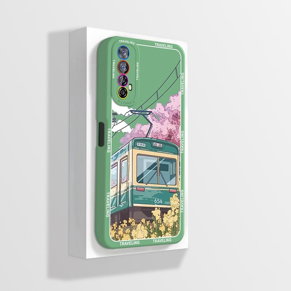 For Realme 7 Case Soft Silicone Cute Cartoon Phone Cover Shell for OPPO Realme Narzo 20 Pro 30 Narzo30 4G Cases New Design Funda