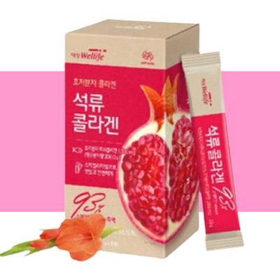 Beauty Pomegranate Collagen Pomegranate Collagen Jelly Vegetable 1, 300 г, 1,Корейская здоровая пища