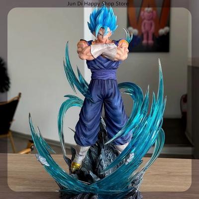 33 см Dragon Ball Веджетто Супер Сайян Синий Стоящая Аниме Фигурка Модель Статуэтка Коллекция для Мальчиков Настольное Украшение Орнамент Игрушки