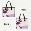 Cute Vampire Print Tote Bag Portable Casual Shopping Handbag for Daily Use