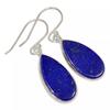 Lapis Lazuli Gemstone 925 Solid Sterling Silver Handmade Earring Jewelry, Statement Women Earring , Gift For Her.