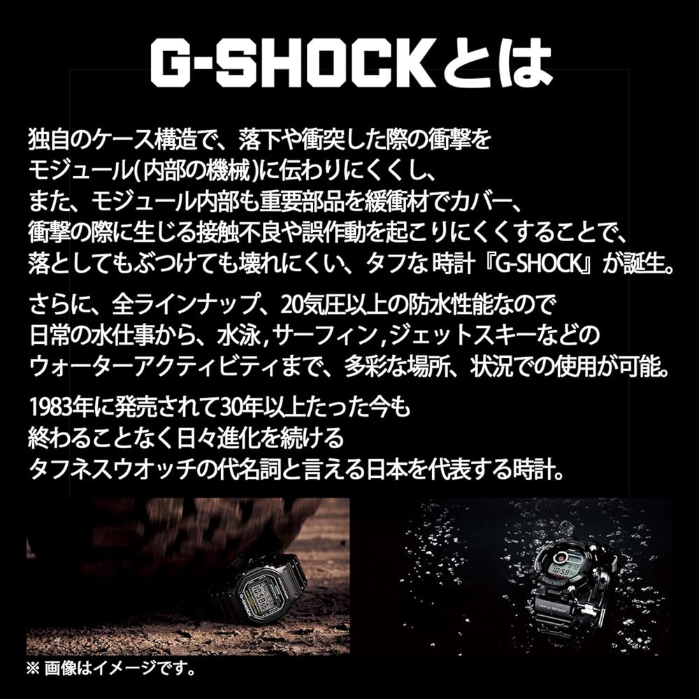 Casio G-Shock G-100CU-7AJF Men's Watch Water Resistant Digital Display White