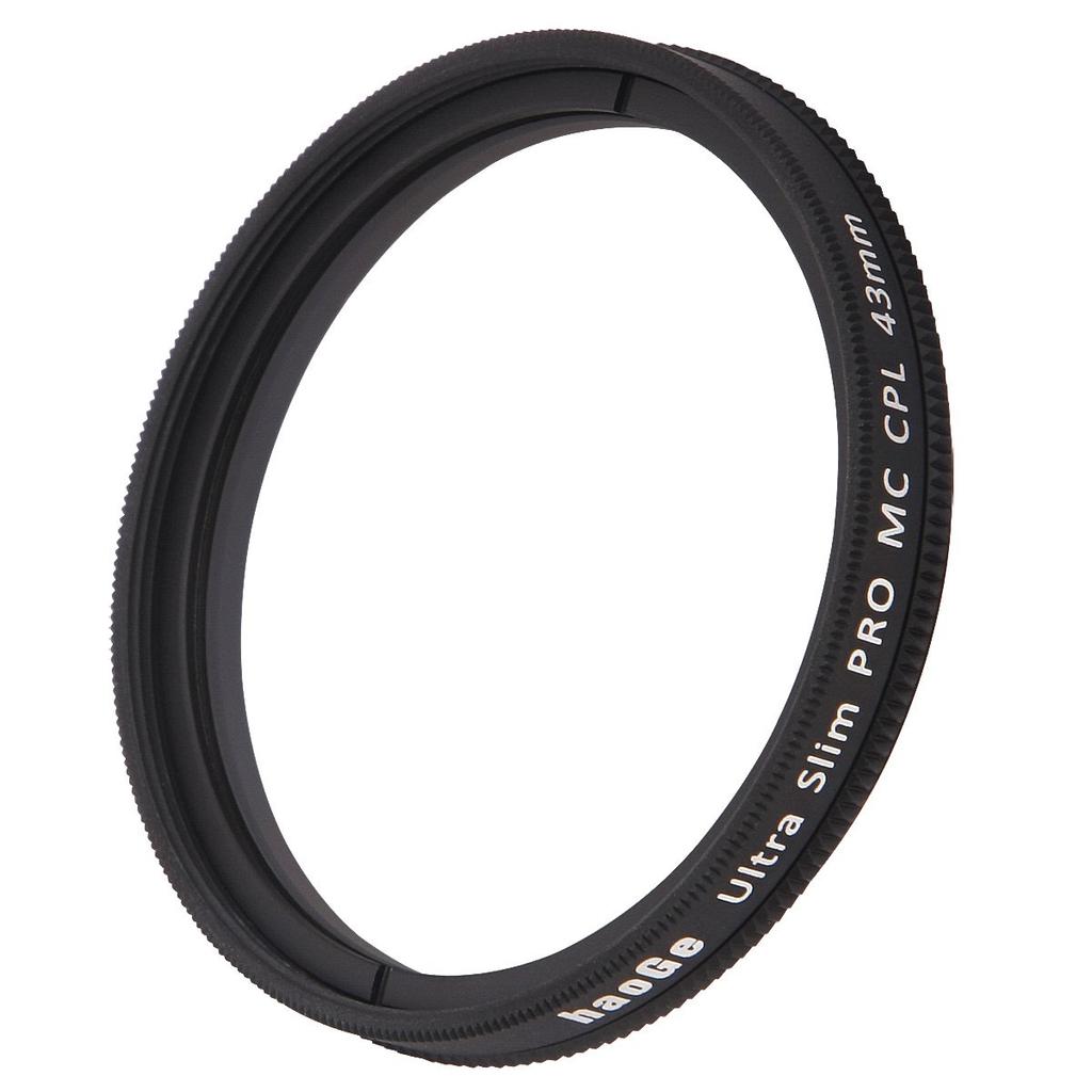 Haoge 43mm MC CPL Circular Polarizer Polarizing Lens Filter for and Tamron Digital Camera DSLR Lenses Multi-Coated Canon, Nikon, Sony, Minolta,