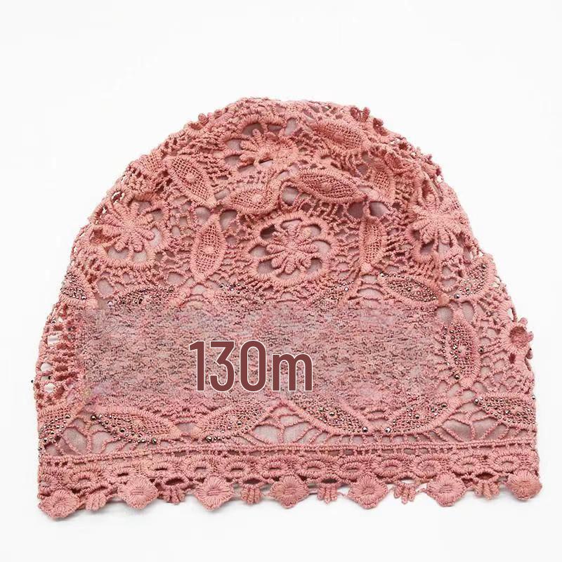 Women's Spring & Summer Floral Dot Baotou Hat - Lightweight, Double-Layered for Gray Hair Coverage