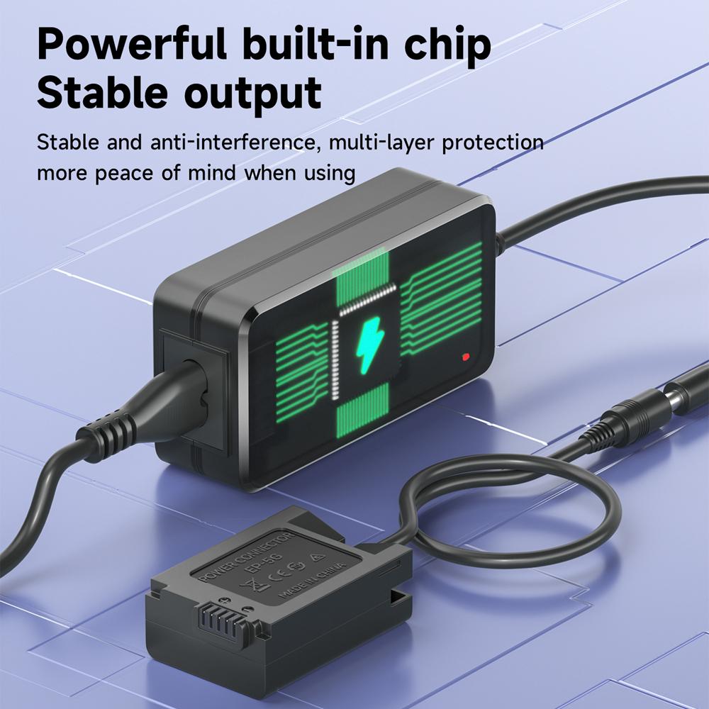 Camera Dummy Battery EN-EL25 Coupler + Power Supply Adapter USB Type-C Charger Kit for Nikon ZFC Z50 Z30 As EL25 ENEL25 EP-5G