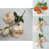 Elegant Artificial Silk Rose Bouquet For Home And Event Decoration