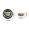 21mm/25mm Car Key Emblem Stickers Auto Door Keyhole Logo Decal For Cadillac Escalade CTS ATS SRX STS XT5 XT4 XT6 XTS CT4 CT6