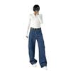 American High Street Autumn Loose Straight-Leg Cargo Jeans and Harem Trousers