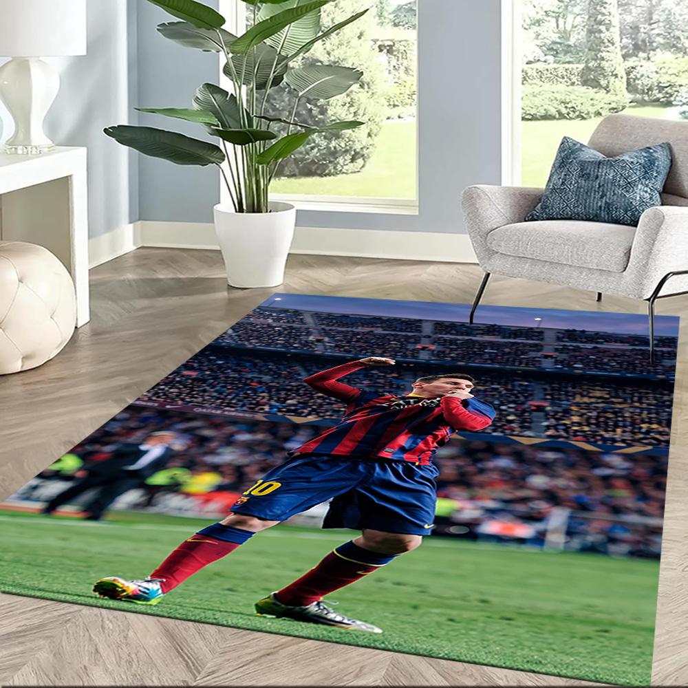 Messi 491 Area Rug Suitable for Dining Room Balcony Decorate room Living Rooms Antislip Carpet Anime Office Decor Wedding Party Gift