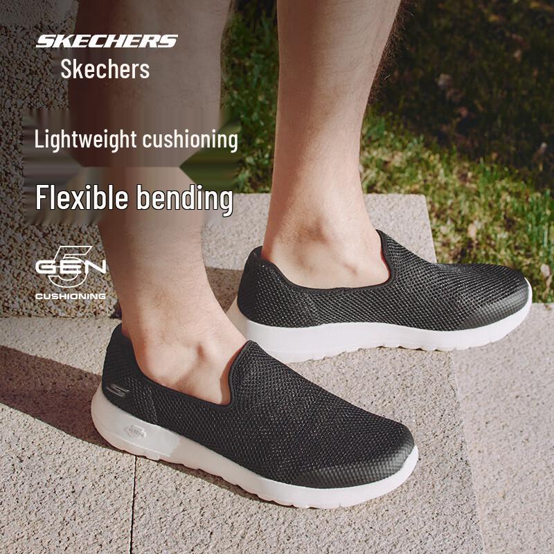 Skechers Мужские дышащие слипоны для ходьбы GO WALK