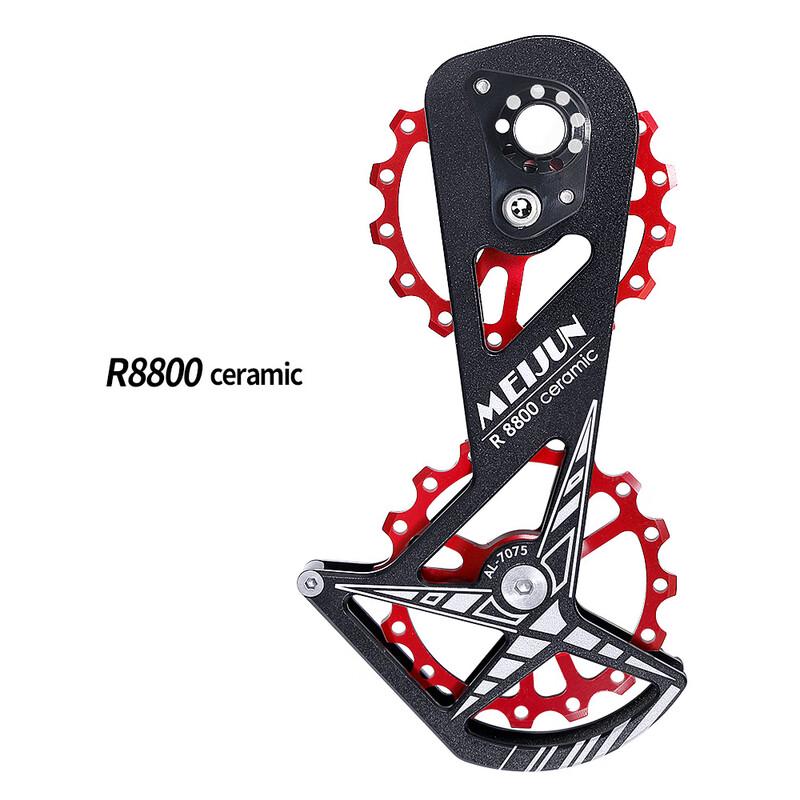 Lishi R8800 Дорожный Велосипед 16T Алюминиевый Сплав Двойной Задний Переключатель Скоростей Комплект Роликов