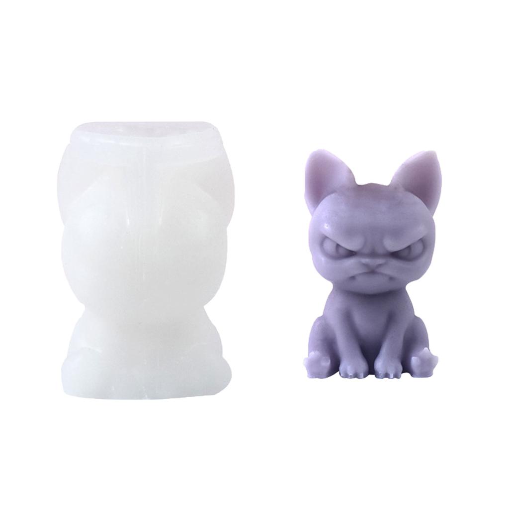 Dog Shaped Silicone Candle Molds Epoxy Resin Silicone Molds for Candle Soap Plaster Decorations Plaster Silicone Molds