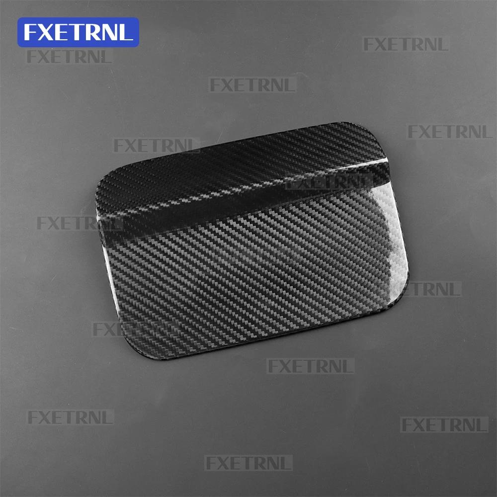 For SEAT Leon MK3 2013 2014 2015 2016 2017 2018 2019 2020 Car Hard Dry Carbon Fiber Sticker Fuel Tank Cap Trim LHD RHD