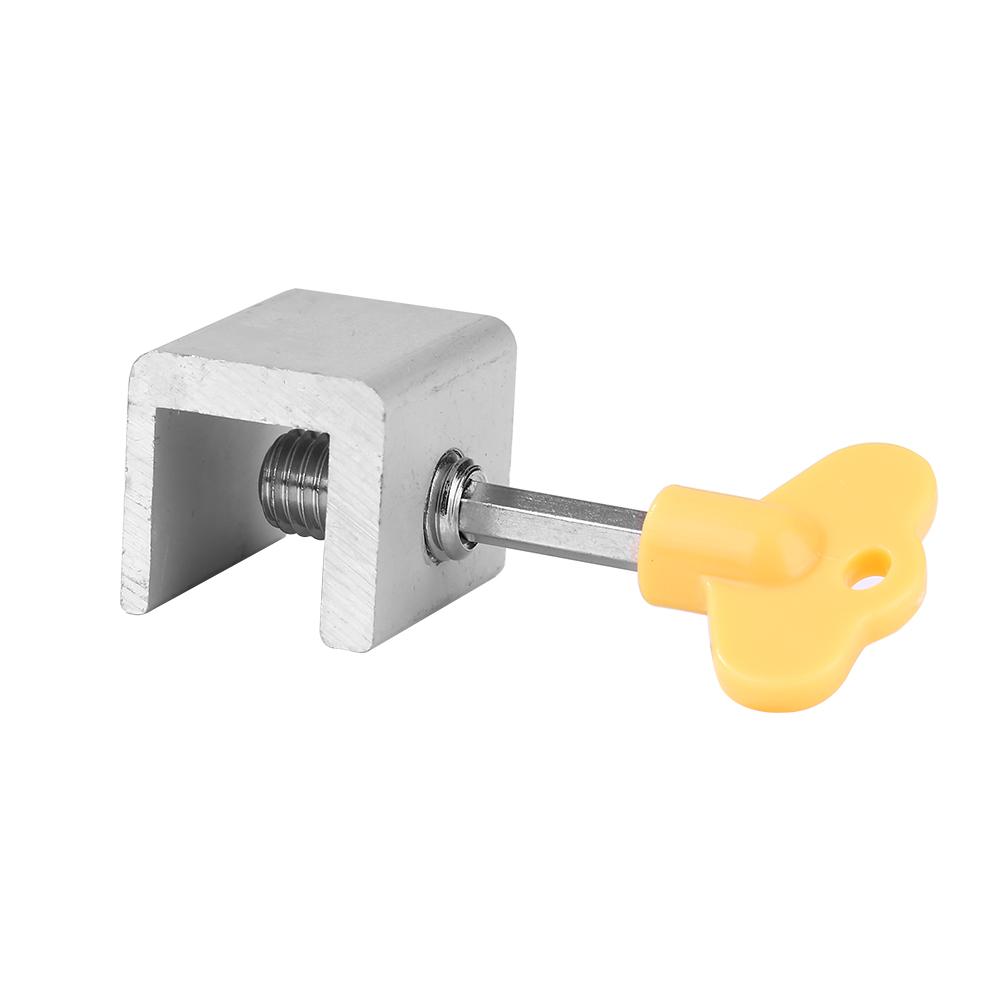 Aluminum Alloy Security Window Lock Stopper Sliding Window Anti-theft Lock Window Sliding Door Baby Kids Child Safety Doors Lock
